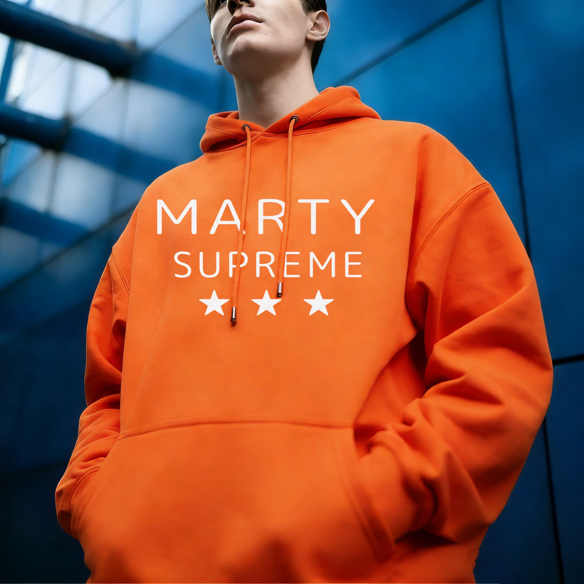 Supreme Brand Streetwear - Timothée Chalamet Orange Hoodies Summer Marty