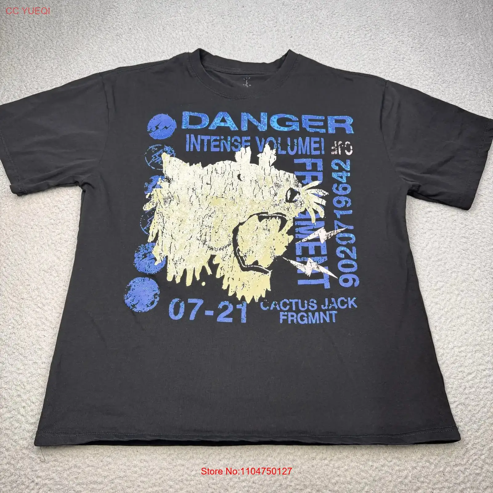 Cactus Jack Tee - Cactus Jack FragmenT T Shirt Mens