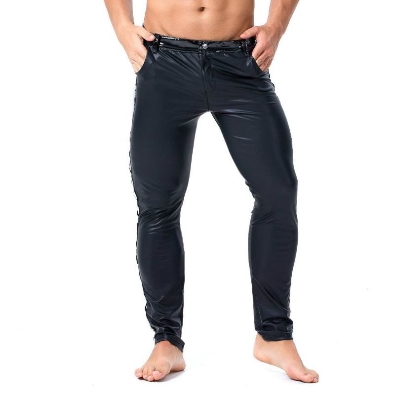 S-XXL Brand Men Leather Rivet  - огляд і ціна Streetwear Brand China