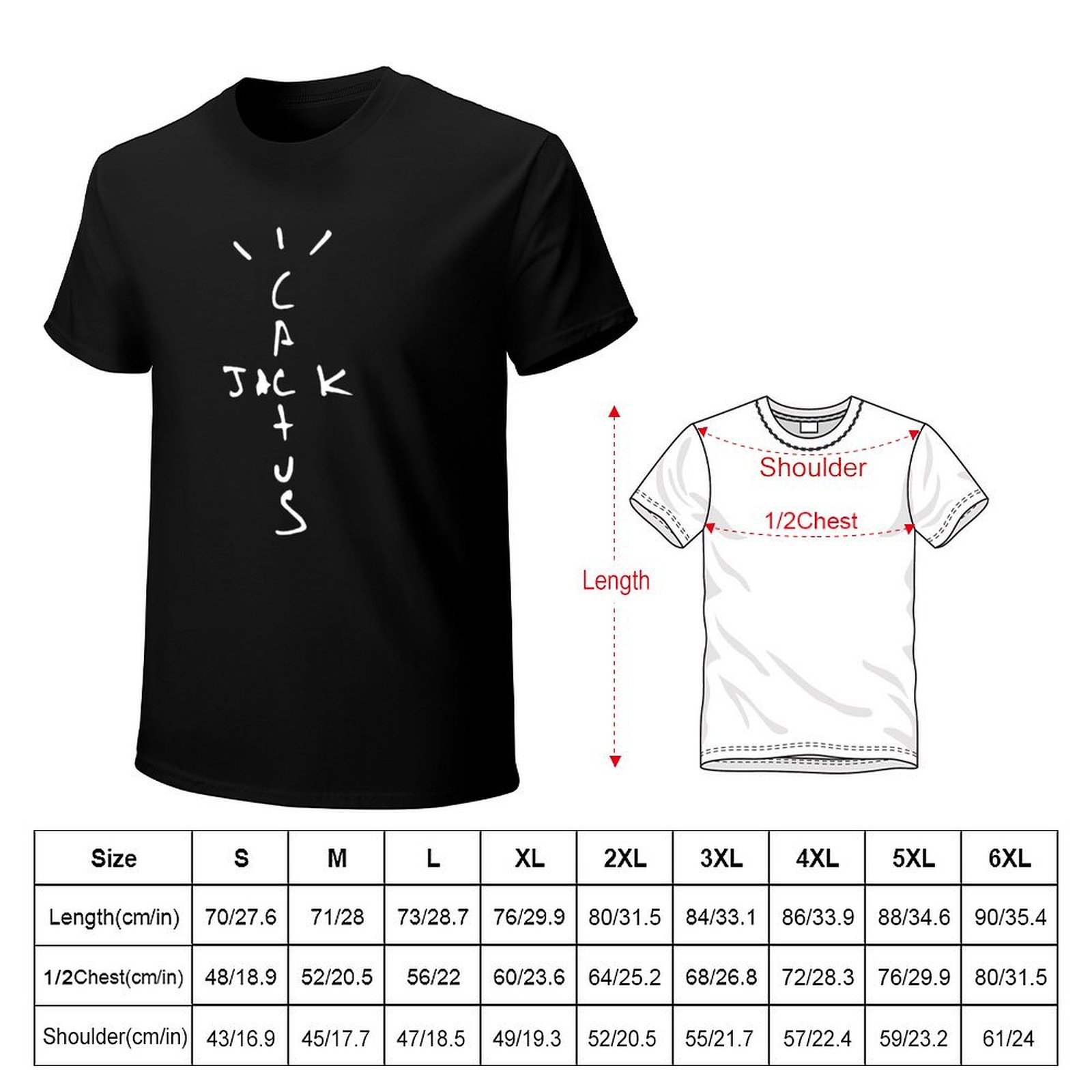 best logos jack cactus T-Shirt - огляд і ціна Cactus Jack Tee