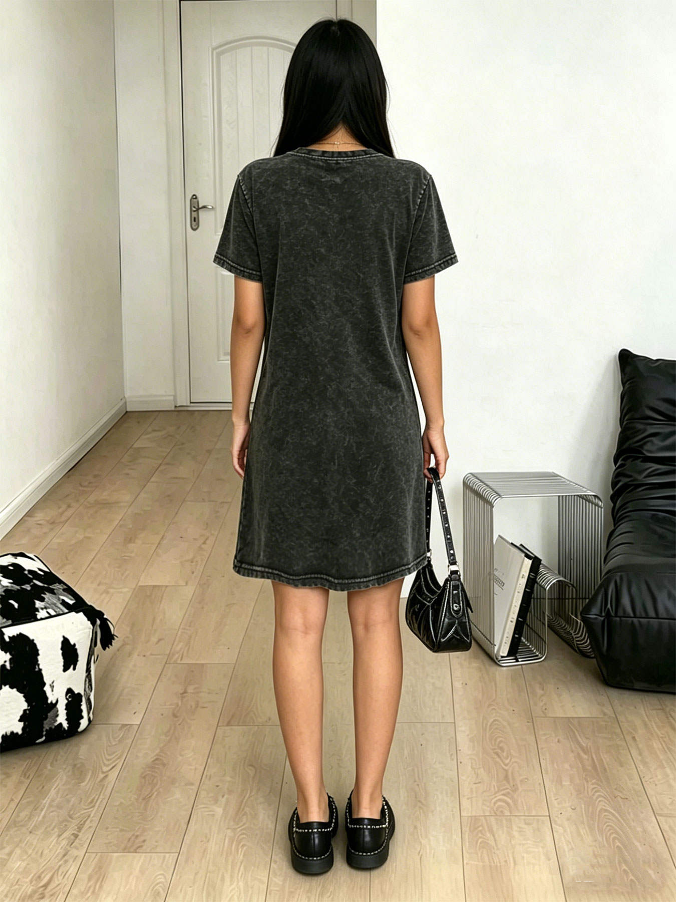 Women's washed vintage T-shirt - огляд і ціна Streetwear Brand Paris